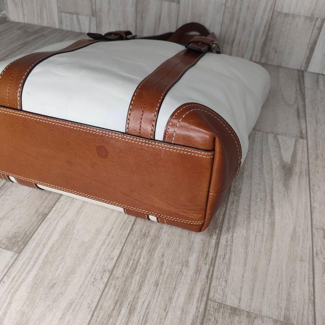 40 COACH コーチ　レザー　ハンドバッグ　トートバッグ