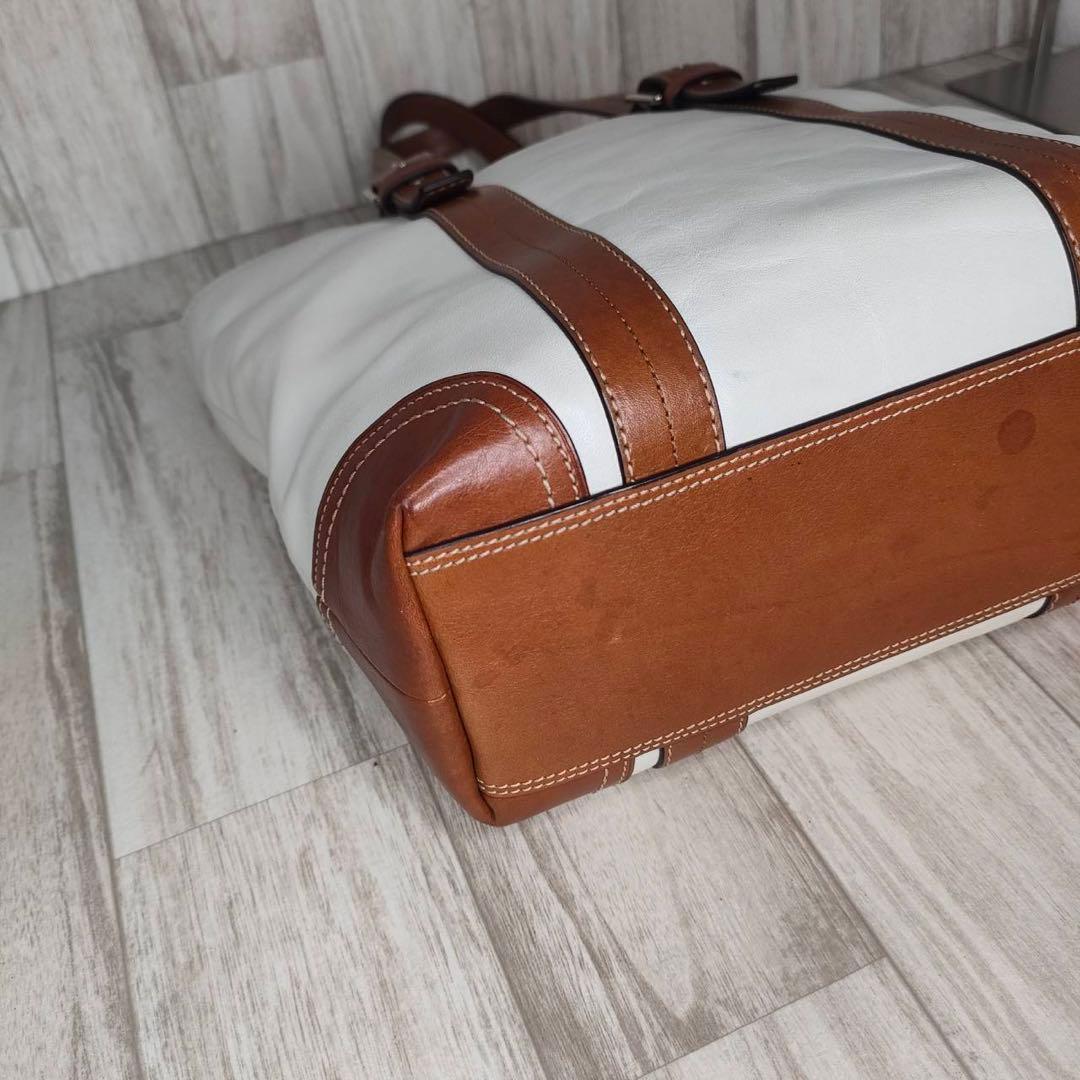 40 COACH コーチ　レザー　ハンドバッグ　トートバッグ