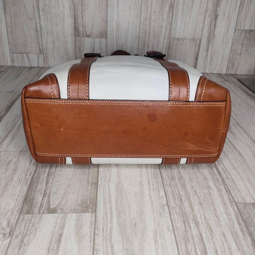 40 COACH コーチ　レザー　ハンドバッグ　トートバッグ