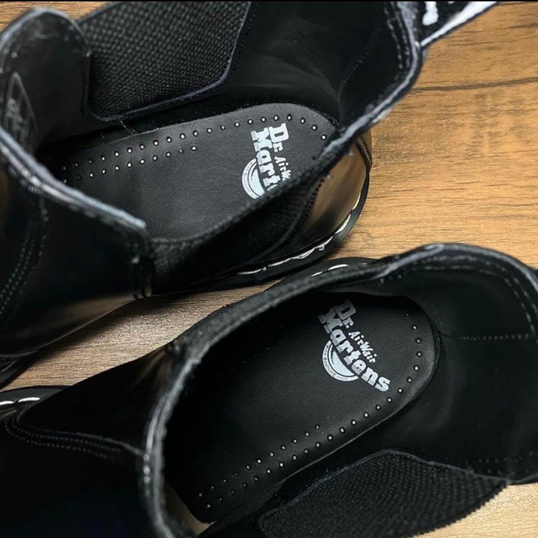 Dr. Martens ホワイトステッチ　チェルシーブーツ　UK9