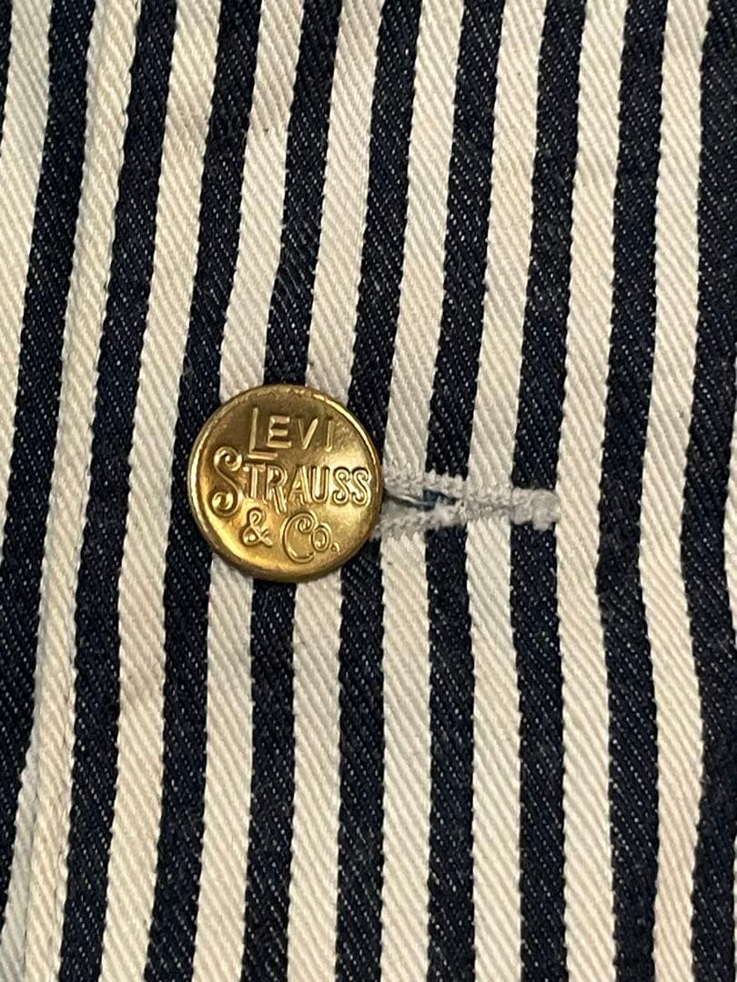 10s〜30s リーバイス　ヒッコリー　カバーオール　チェンジボタン　LVC