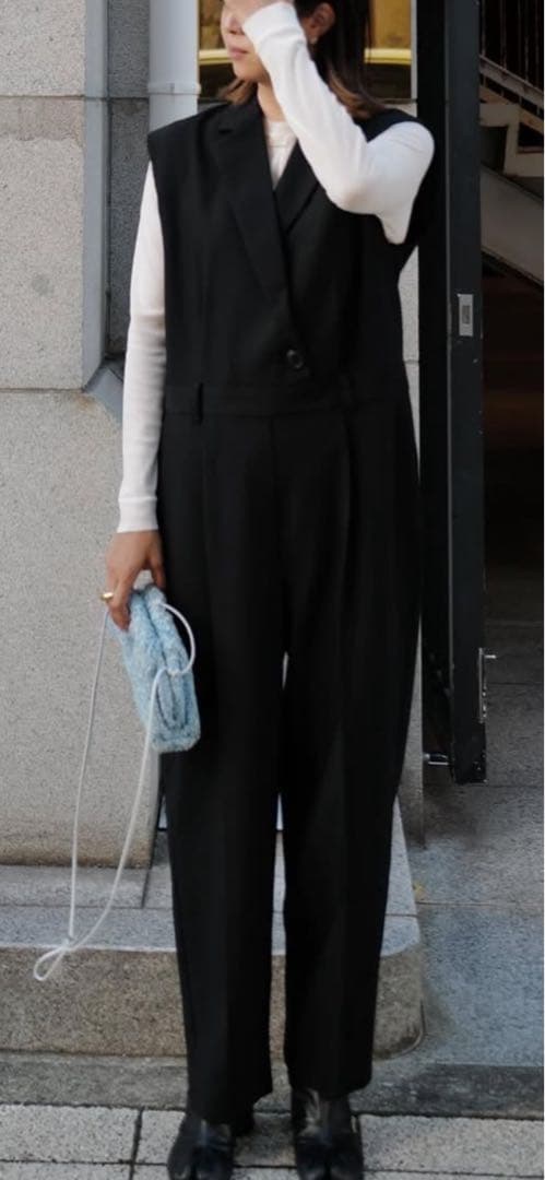 machattマチャット テーラードオールインワン