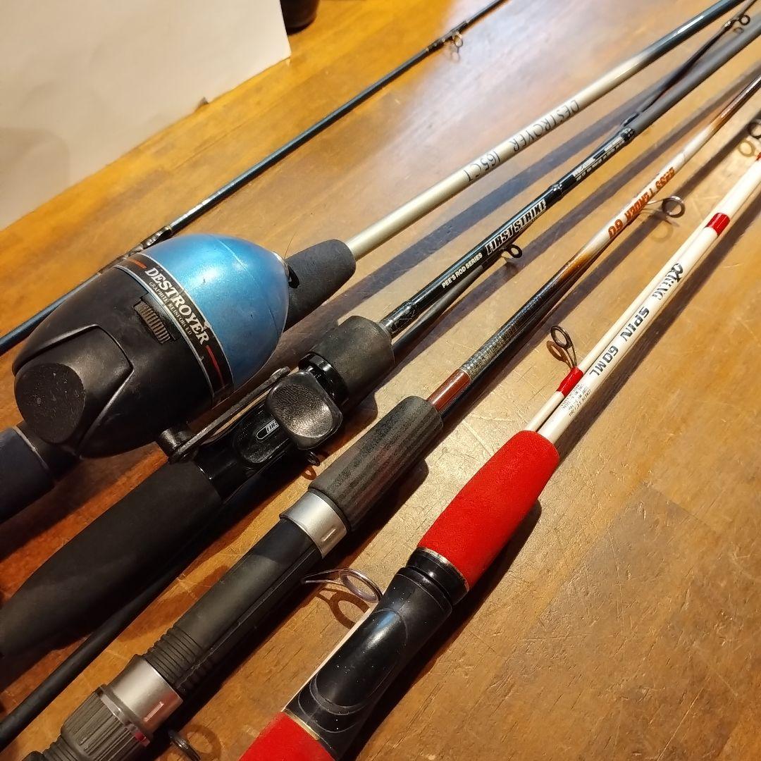 オールドロッド　バスロッド　4本セット　まとめて