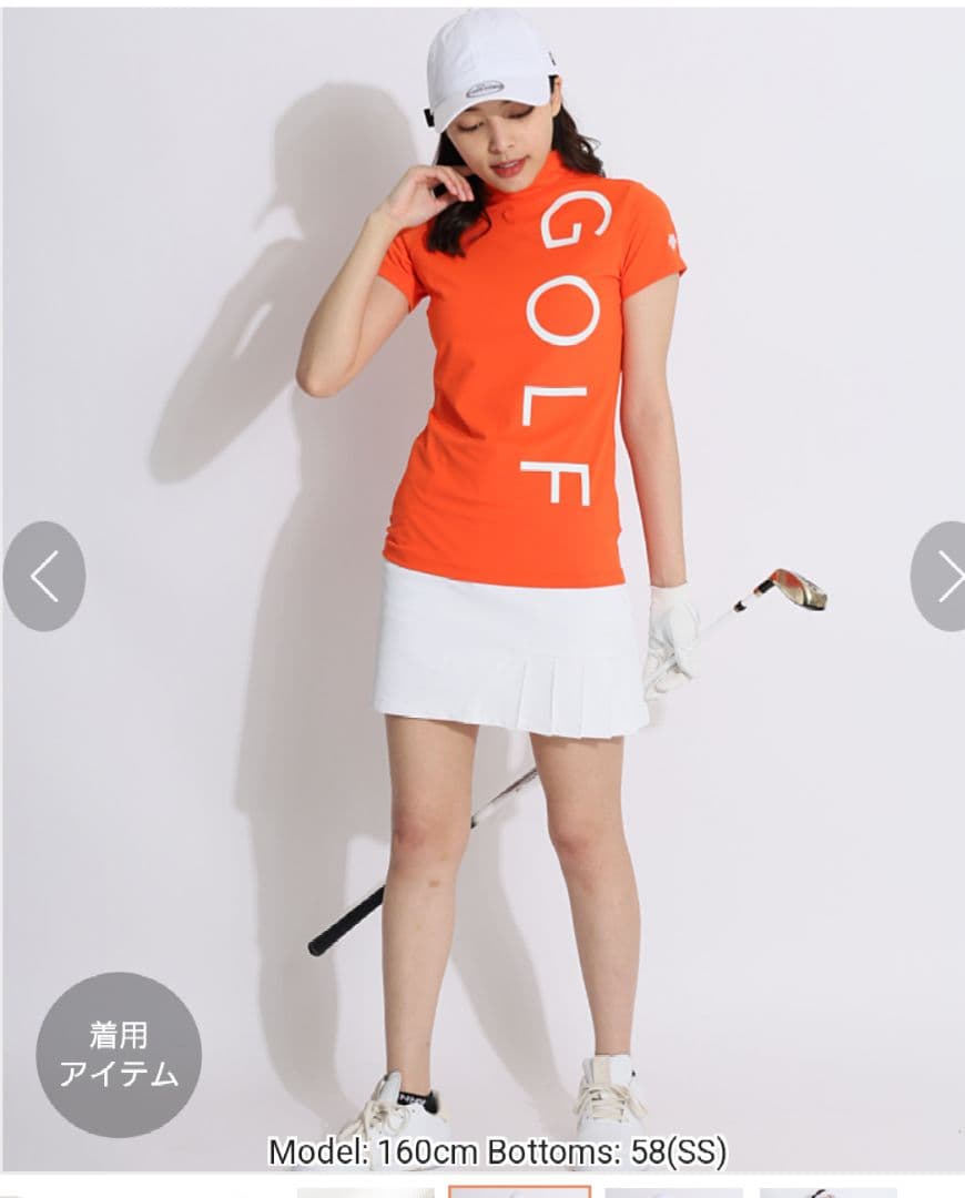 2023AW新作デサントゴルフスカート