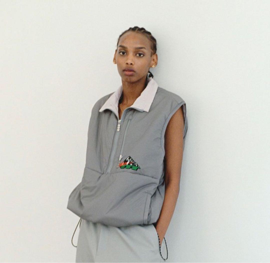 ジャケット・アウター TTT MSW 2024ss puffer vest gray