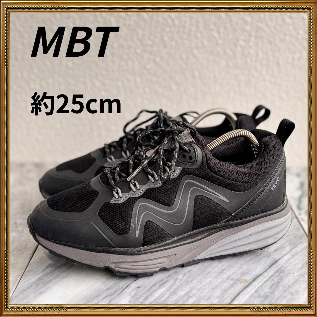 MBT　エムビーティー　TEVO WP W ブラック 厚底スニーカー 約25cm