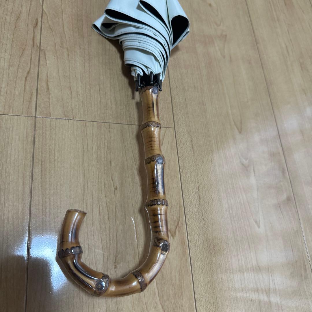 芦屋ロサブラン　ミドル　コンビ　日傘　高級　アイリス×アイボリー