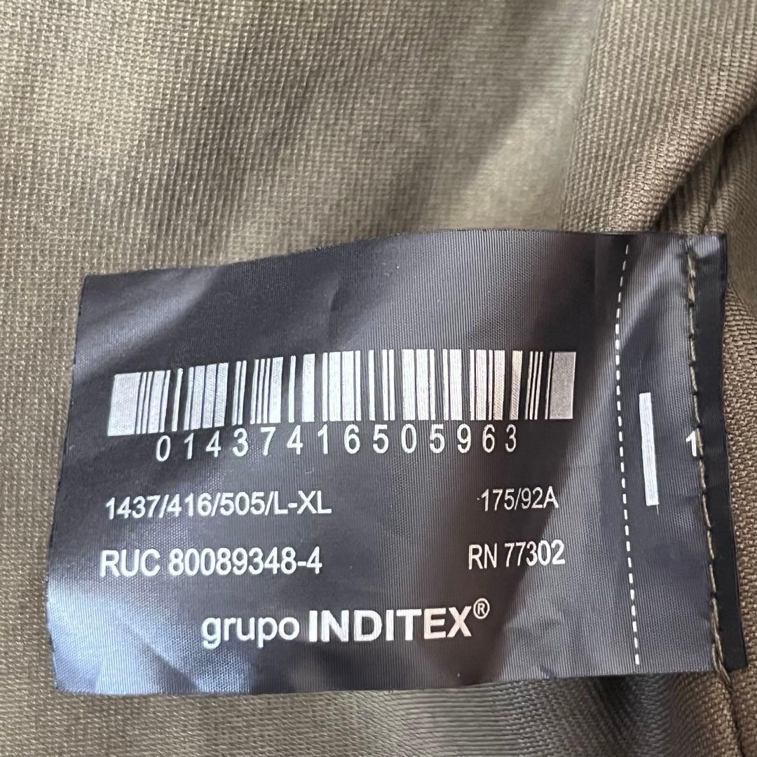 【未使用タグ付】ザラ×アンダーソンベル コラボ トレンチコート LーXL カーキ