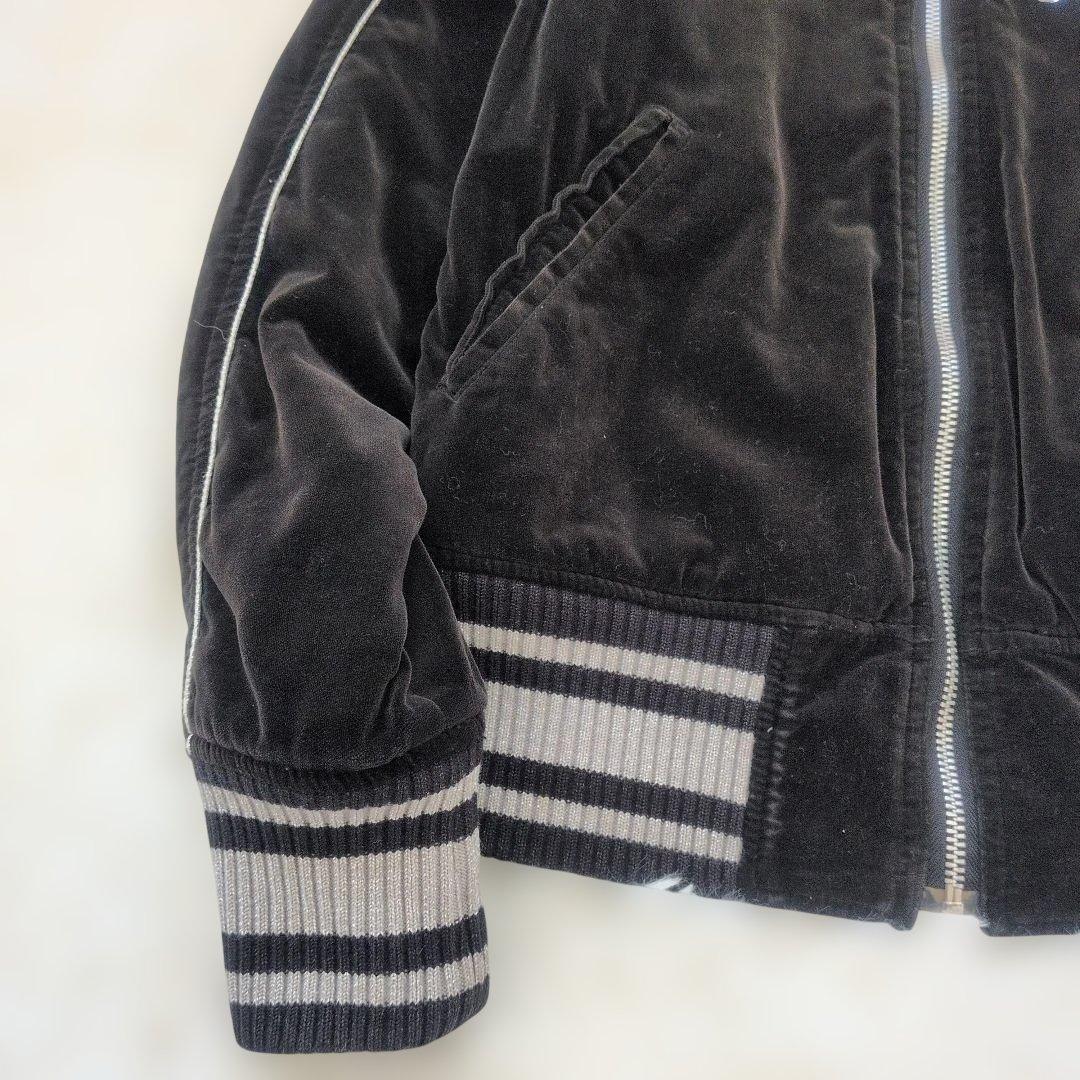 錦鯉　ヒステリックグラマー ベロア ブラック ブルゾン