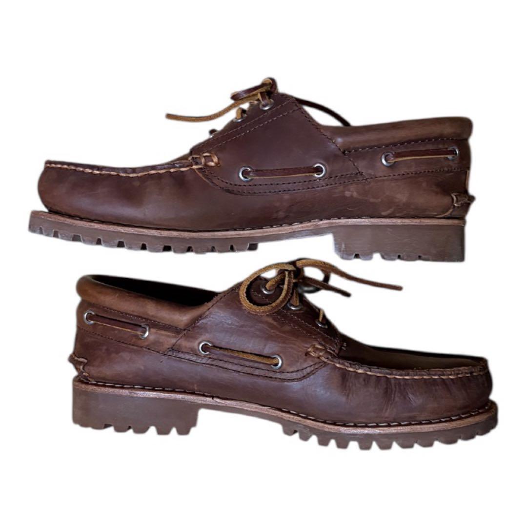 Timberland ブラウン モカシン 3eye