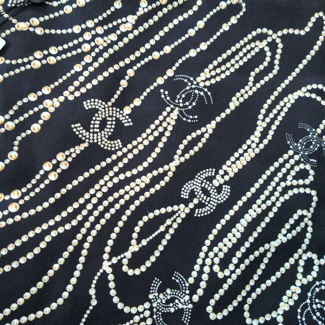 な*ん様 CHANEL パール装飾 トートバッグ ブラック