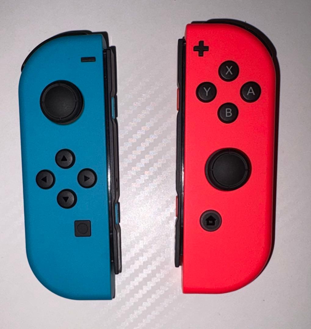 未使用に近い Nintendo Switch本体（赤/青） バッテリー向上ver