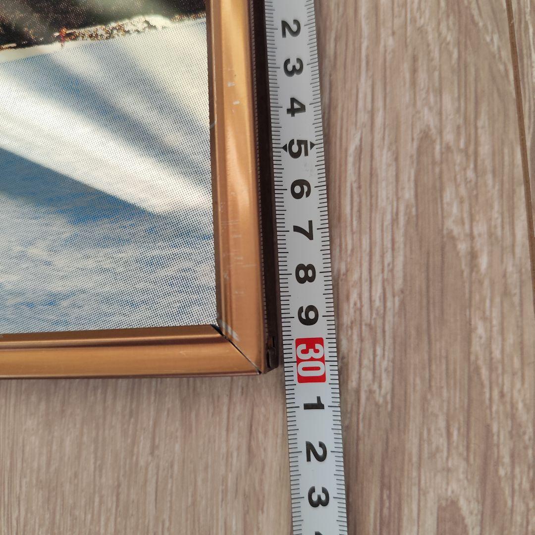 ビンテージ パブミラー 鏡 横長 約61㎝×約30㎝ 壁掛け レア レトロ