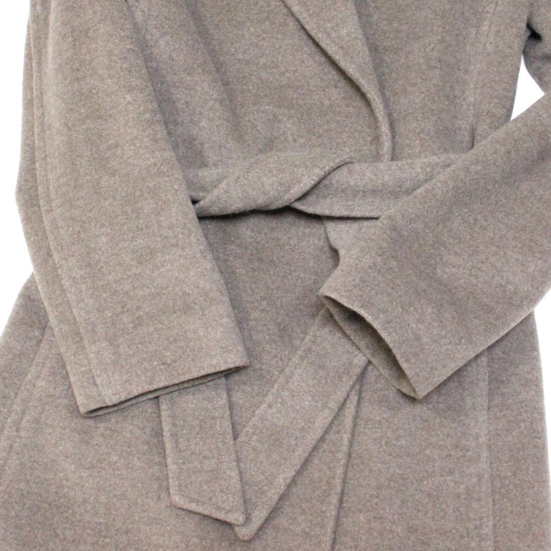 超美品INED イネド アンゴラ混 ベルト付きチェスターコート 9 ロングコート