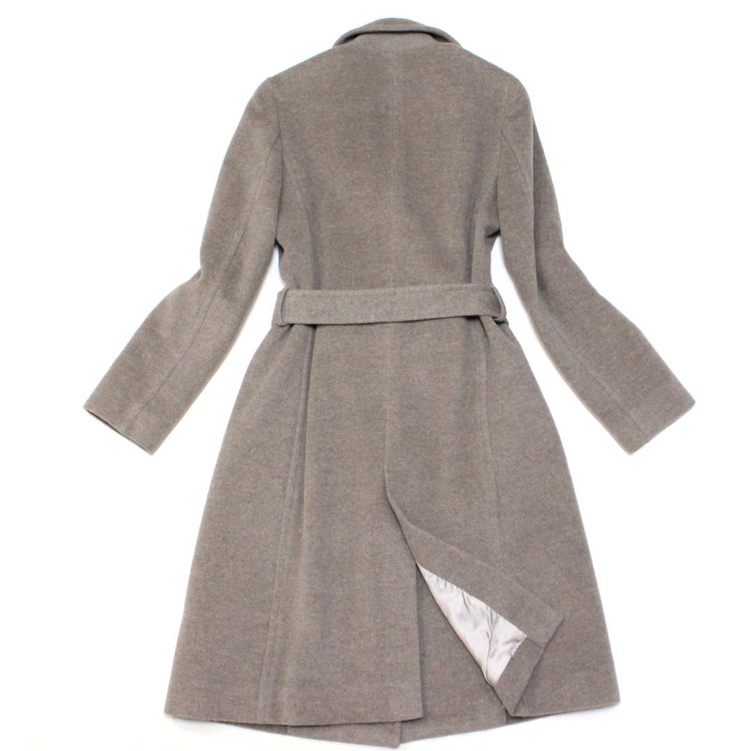 超美品INED イネド アンゴラ混 ベルト付きチェスターコート 9 ロングコート