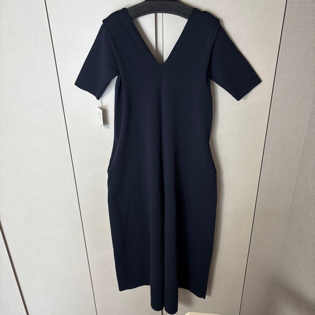 【新品未使用タグ付き】ETRE TOKYO ニットオールインワン ネイビー