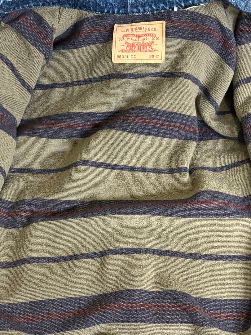 リーバイス　LVC 復刻 559 XX デニムジャケット 42 日本製