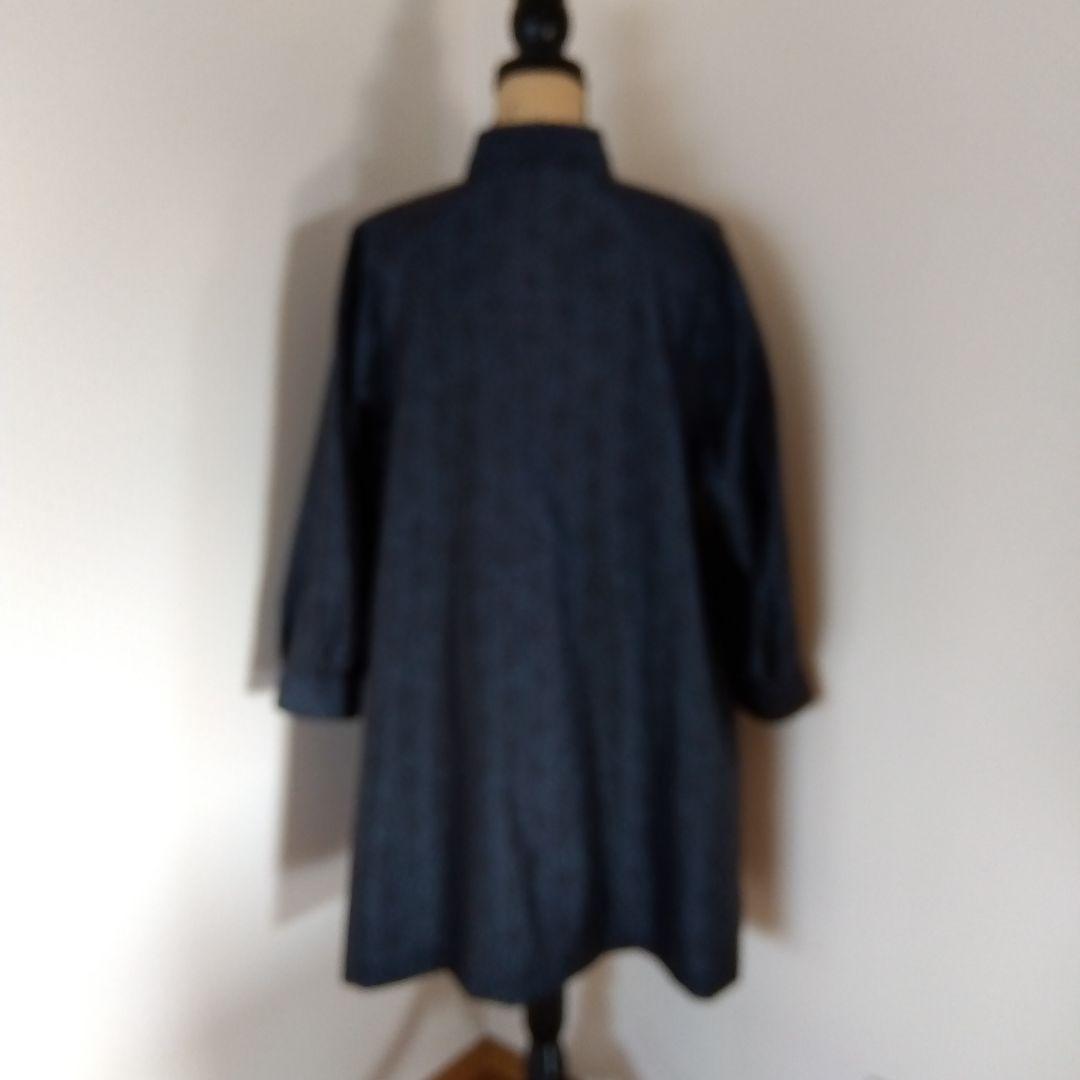 着物リメイク（コート、ショート丈、ラグランスリーブ）