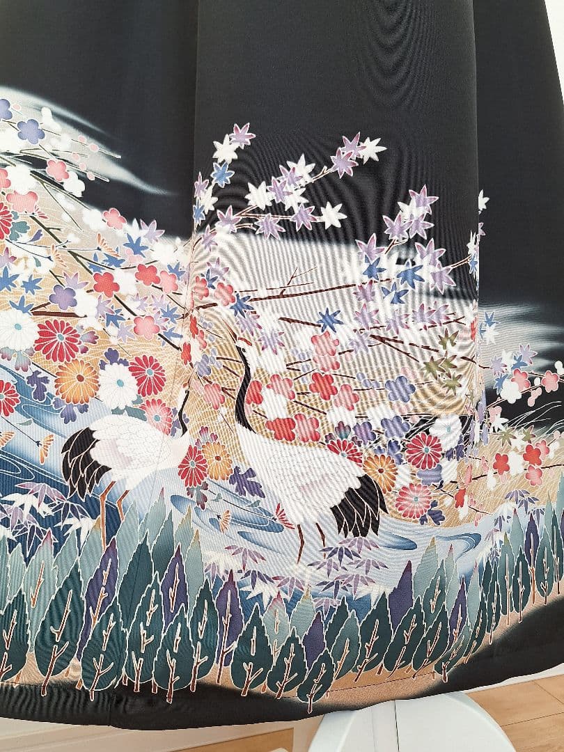 着物リメイクワンピース3678