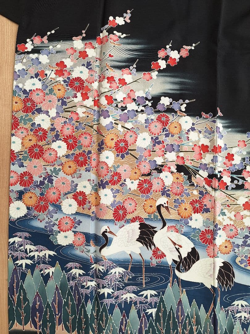 着物リメイクワンピース3678