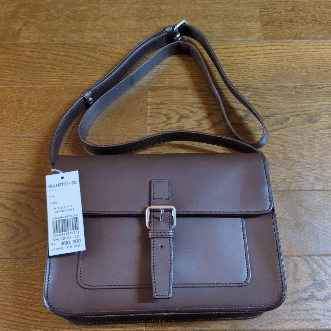 MARGARET HOWELL idea ショルダーバック チョコ