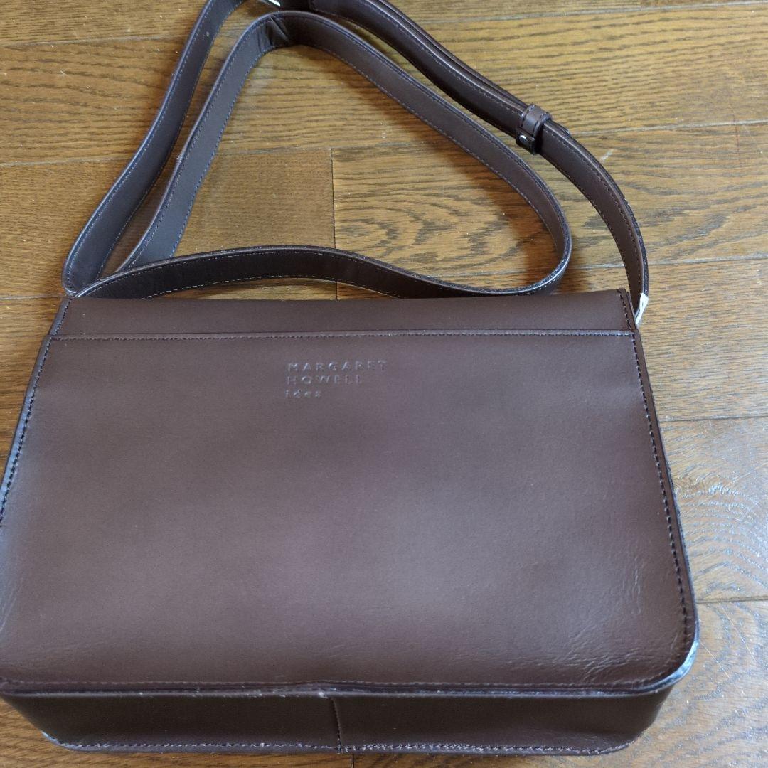 MARGARET HOWELL idea ショルダーバック チョコ
