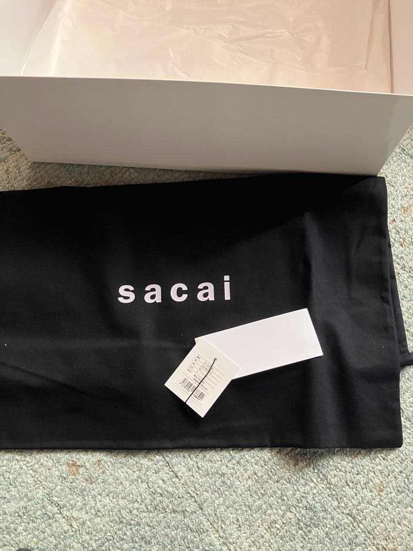 sacai ブラック レインブーツ　XL