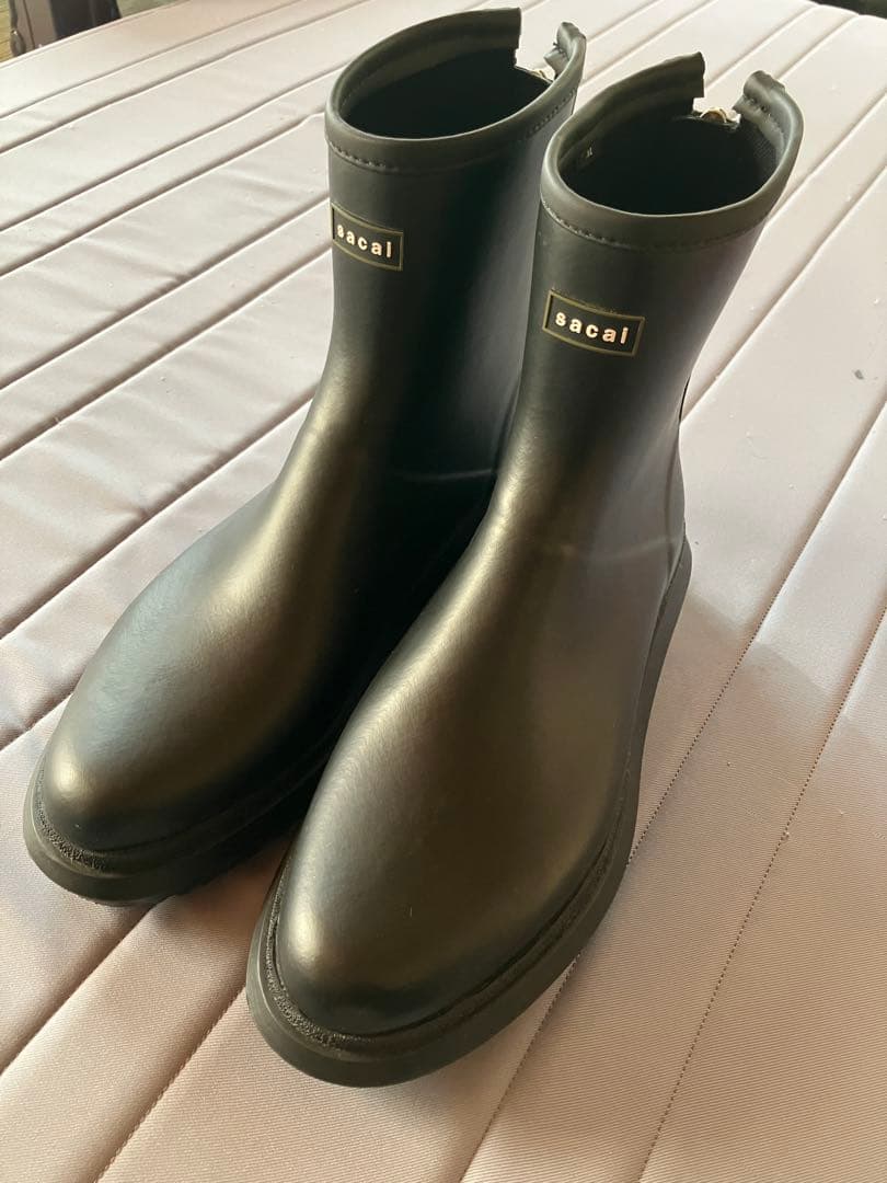 sacai ブラック レインブーツ　XL