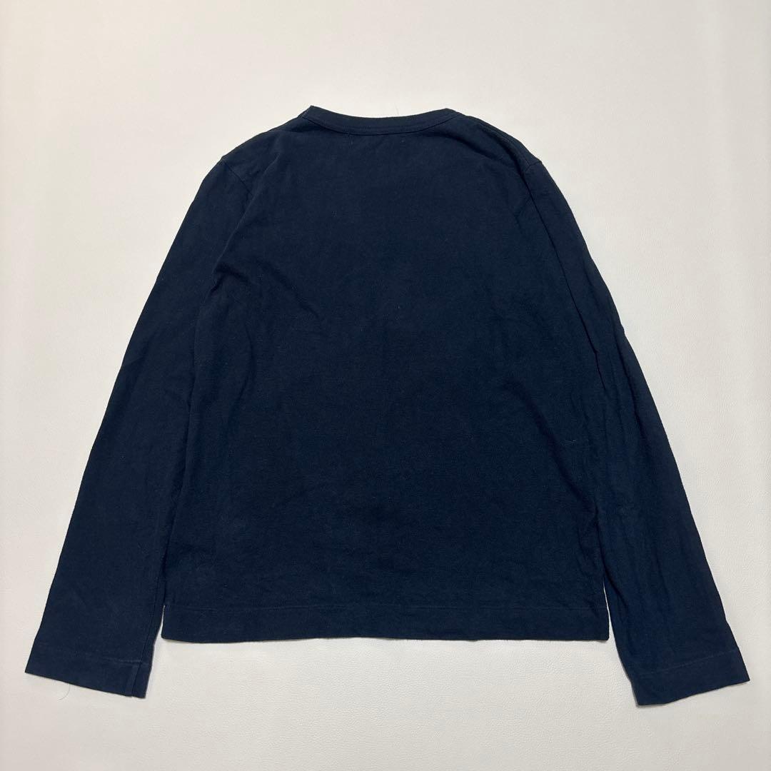 PLAY コムデギャルソン 長袖 シャツ ハート 刺繍 ブラック Lサイズ