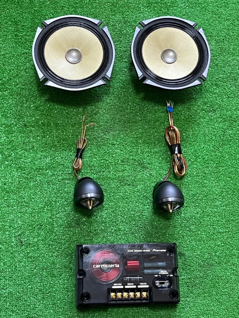 パイオニア TS-V07A カースピーカー/ツイーター/パッシブネットワーク。
