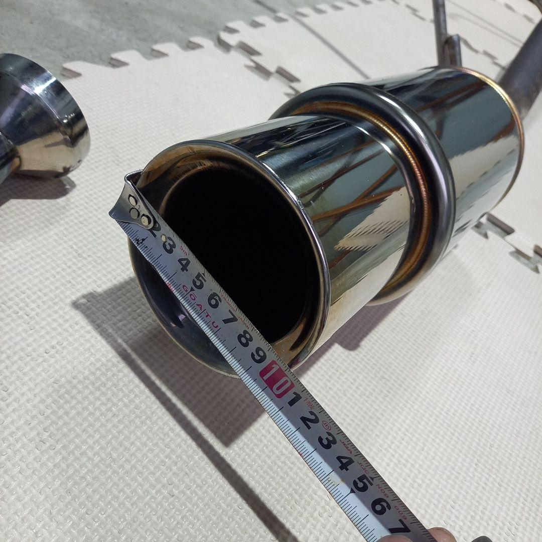 スズキエブリイワゴン da64w 社外マフラー メーカー不明 フルストレート