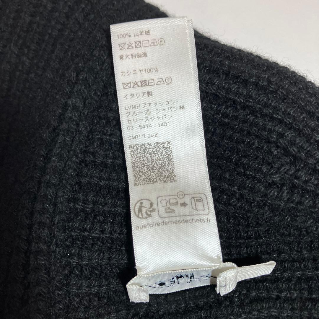 CELINE カシミヤ バケットハット ブラック　セリーヌ トリオンフ　男女兼用