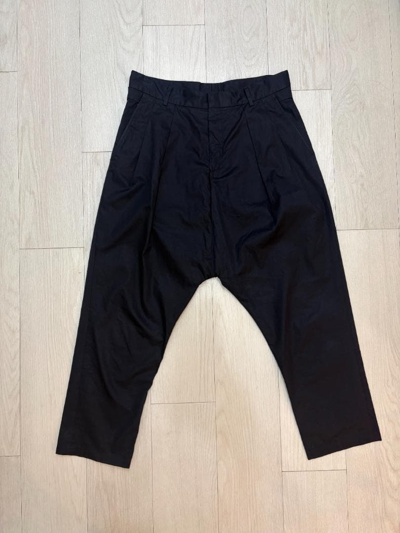 Givenchy ジバンシー サルエルパンツ ブラック コットン 46/38