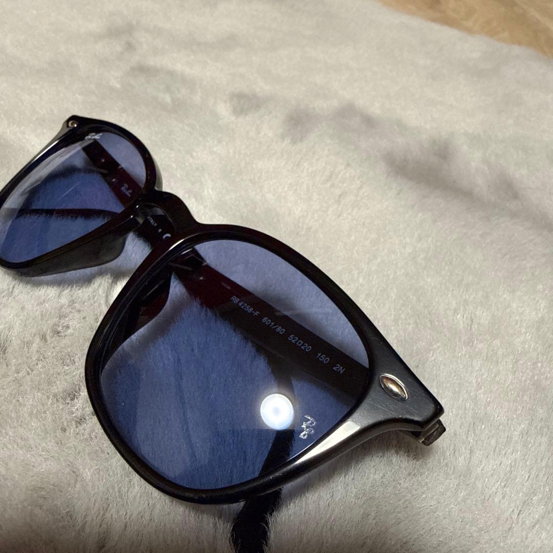 Ray-Ban RB4258f サングラス ブラック アジアンフィット ブルー