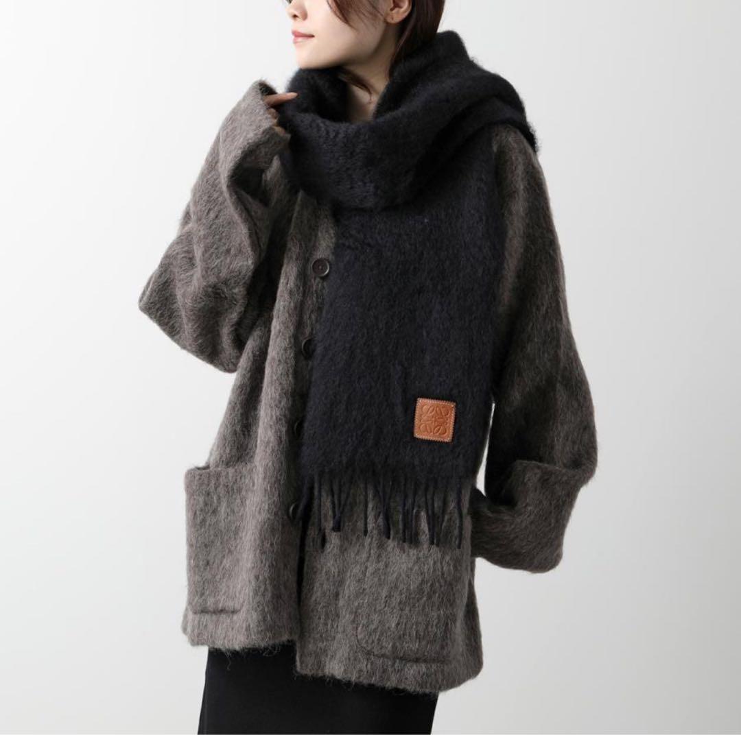 LOEWE ロエベ マフラー レディース ウール モヘア ストール