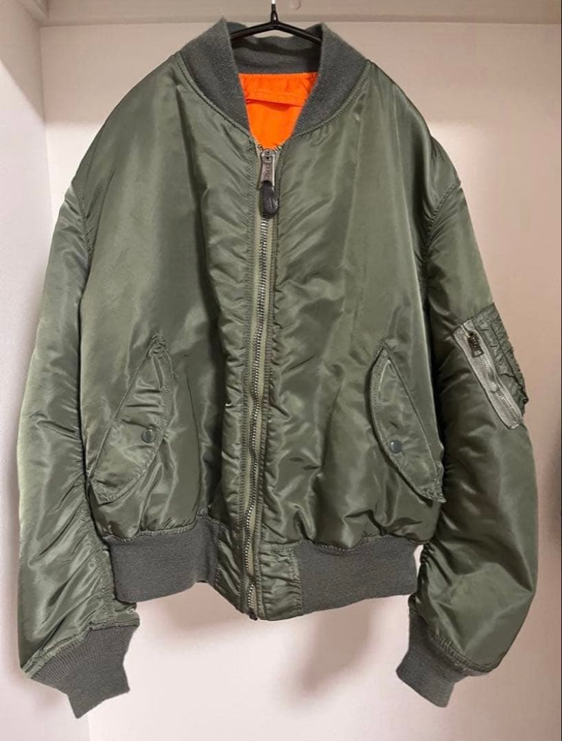 80’s ALPHA INDUSTRIES MA-1 X-LARGE USA製
