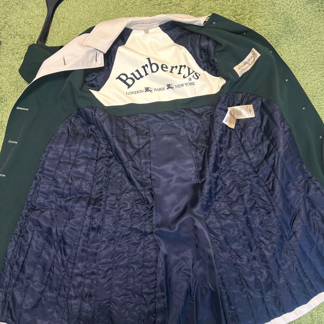 Burberry ステンカラーコート　フードあり