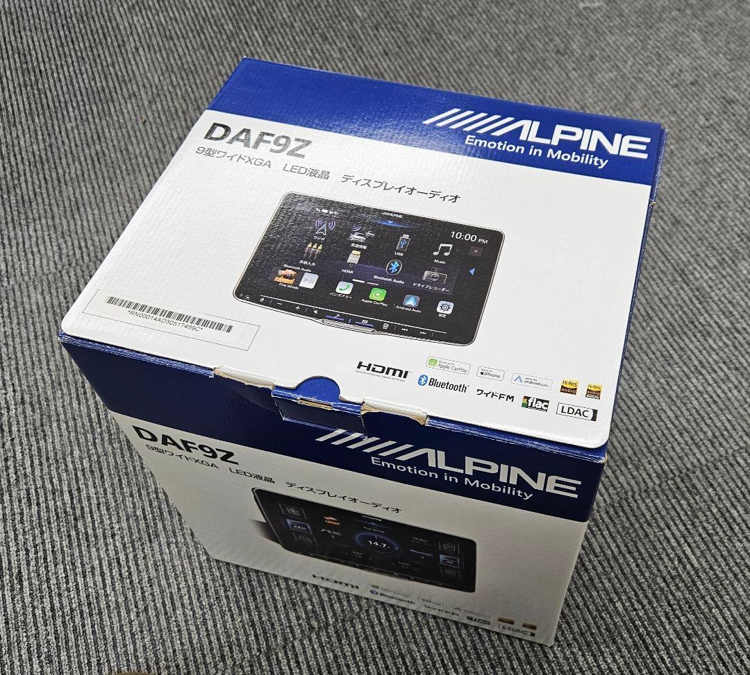 アルパイン 9型ワイド ディスプレイオーディオ DAF9Z　おまけ付き