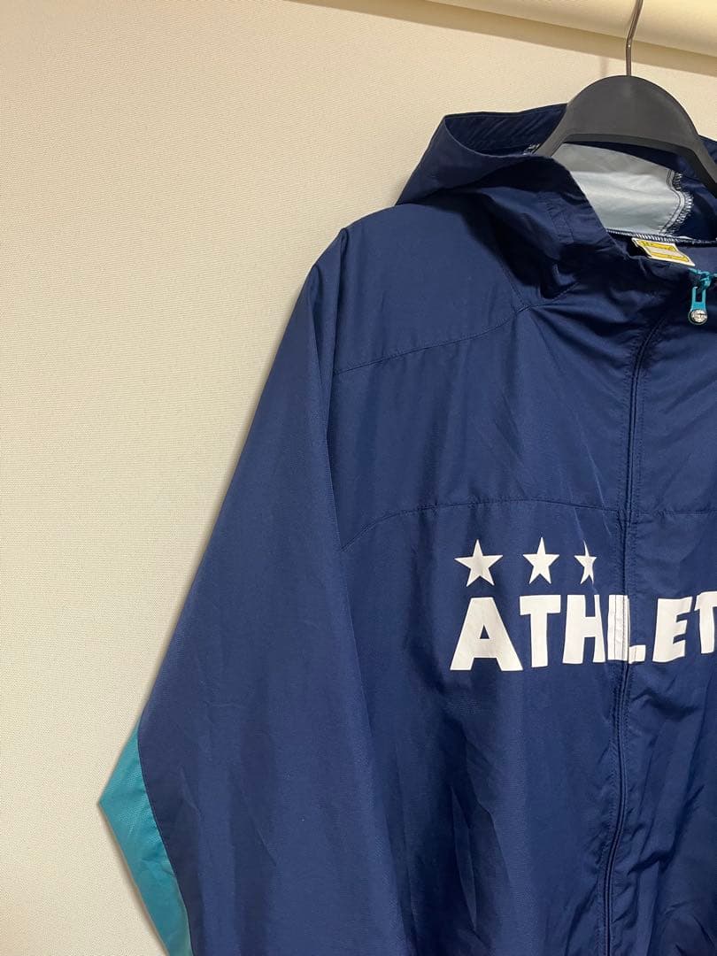 ATHLETA アビスパ福岡モデル ウィンドブレーカー ネイビー サイズO