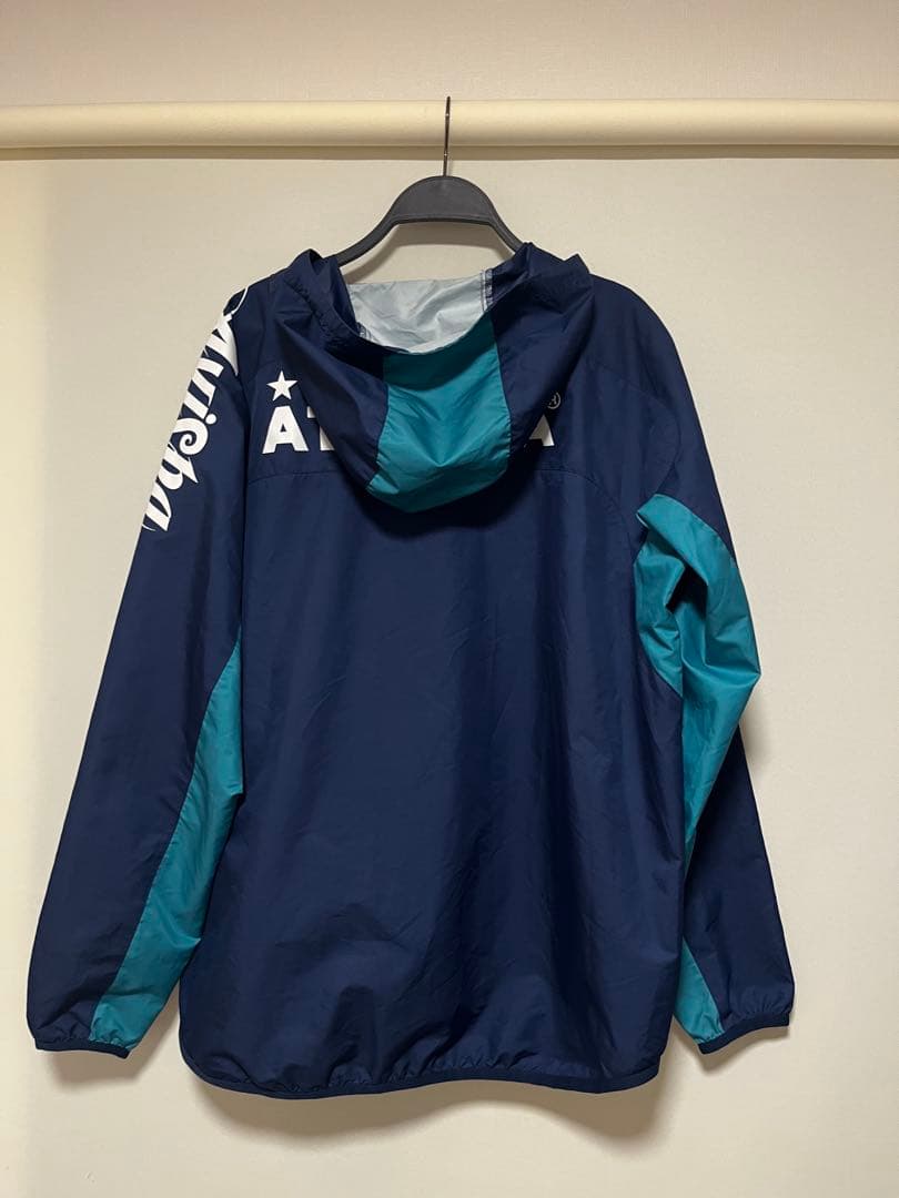 ATHLETA アビスパ福岡モデル ウィンドブレーカー ネイビー サイズO