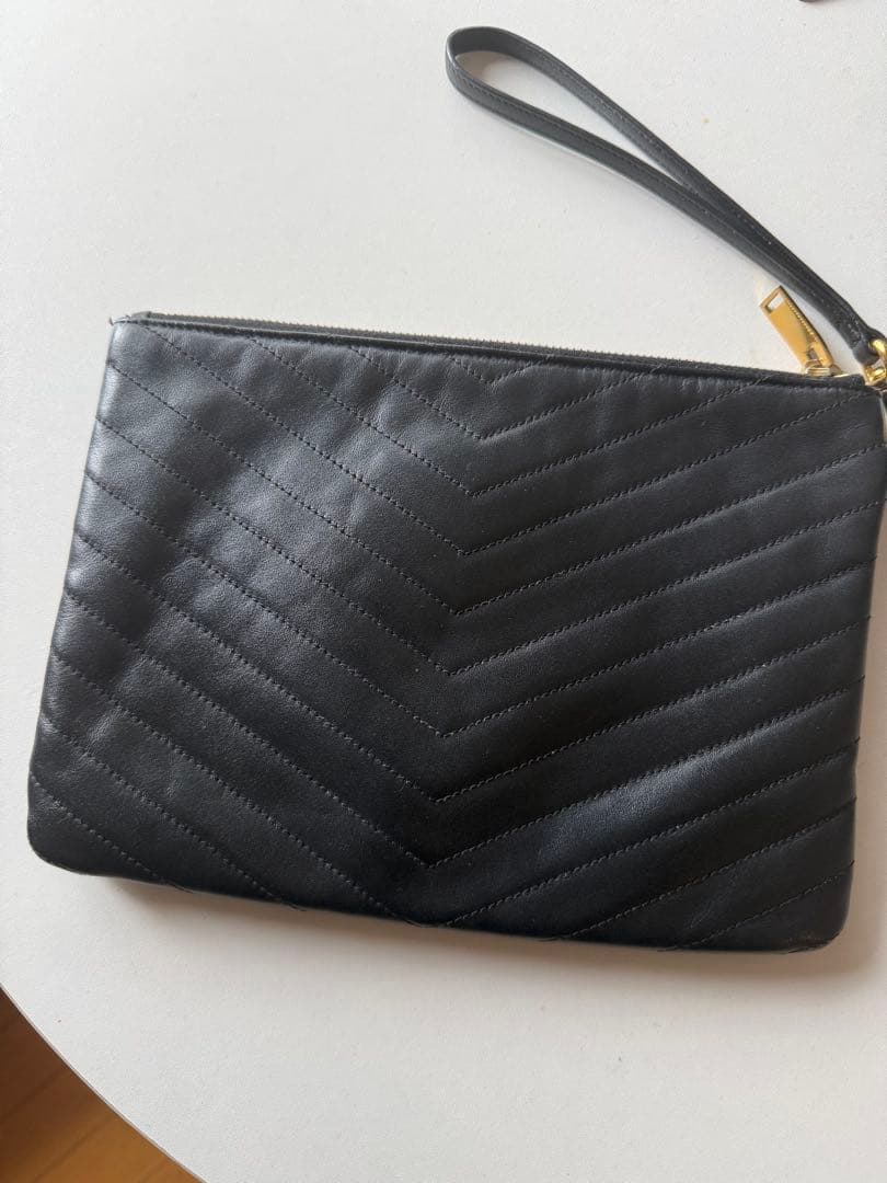 YSL ブラック クラッチバッグ