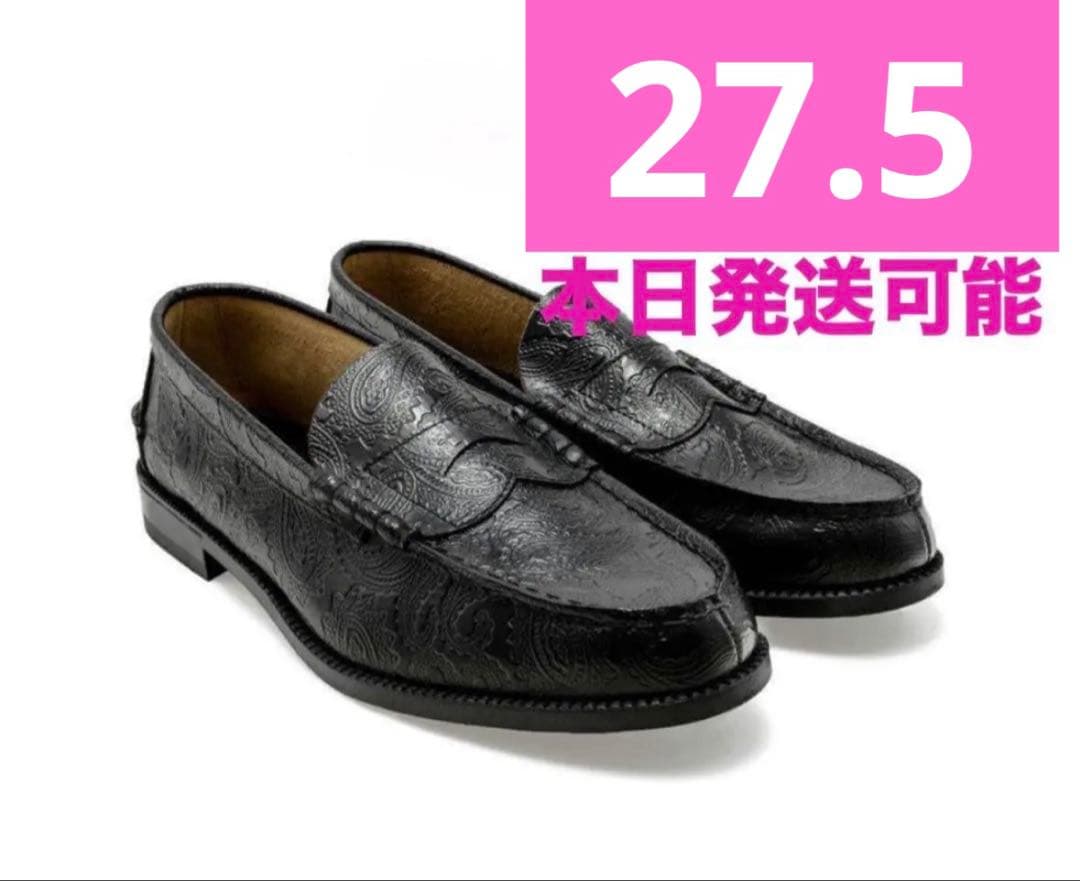 27.5cm ケンフォード ファインシューズ ローファー ペイズリー