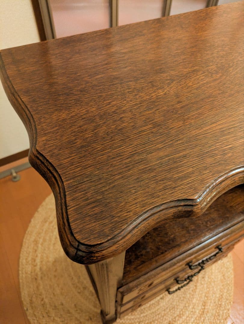 ルーマニア製 オーク材 猫脚チェスト