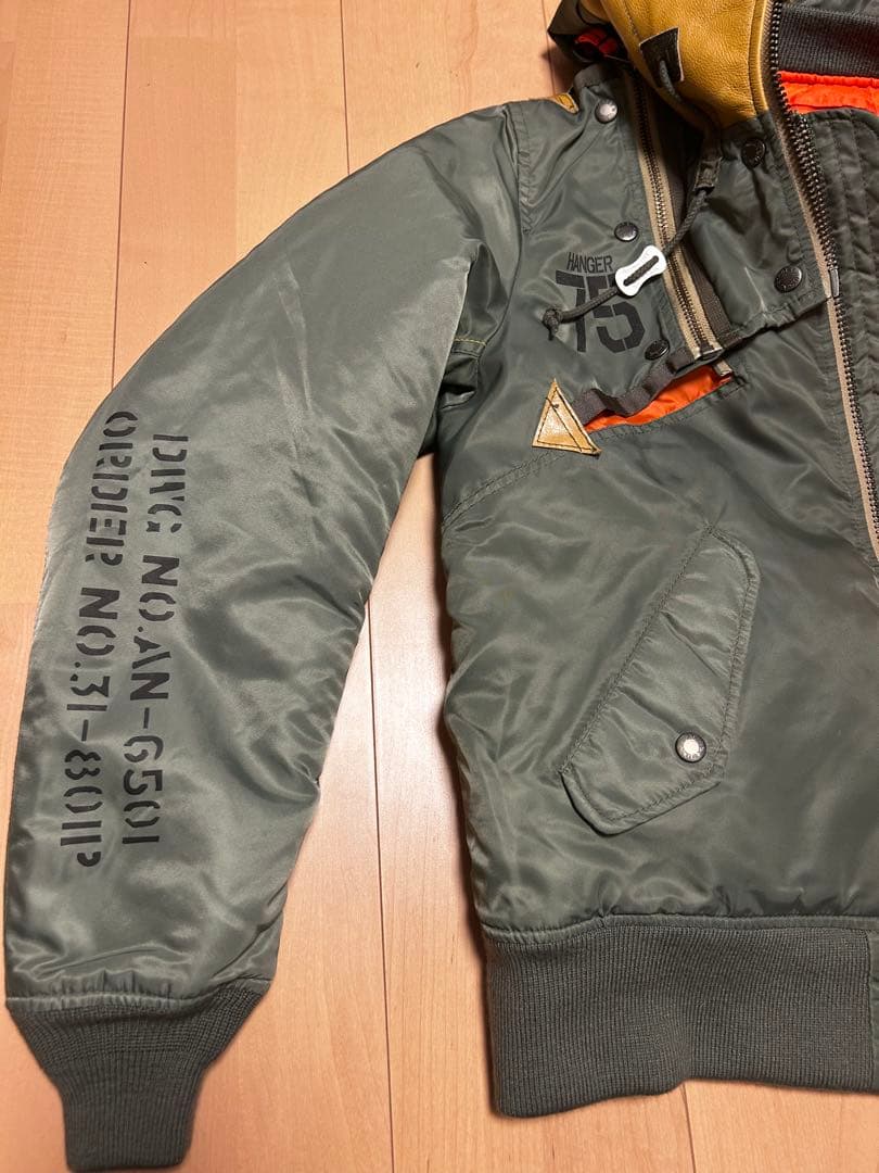 AVIREX　MA-1　REMODEL　MARK2　フライトジャケット　L