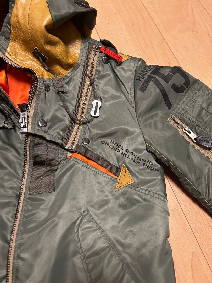 AVIREX　MA-1　REMODEL　MARK2　フライトジャケット　L