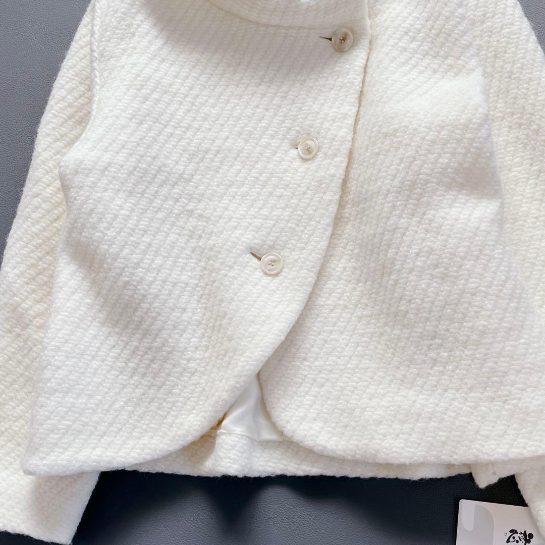 未使用✨センソユニコ 慈雨　変形　ジャケット　ショートコート　40