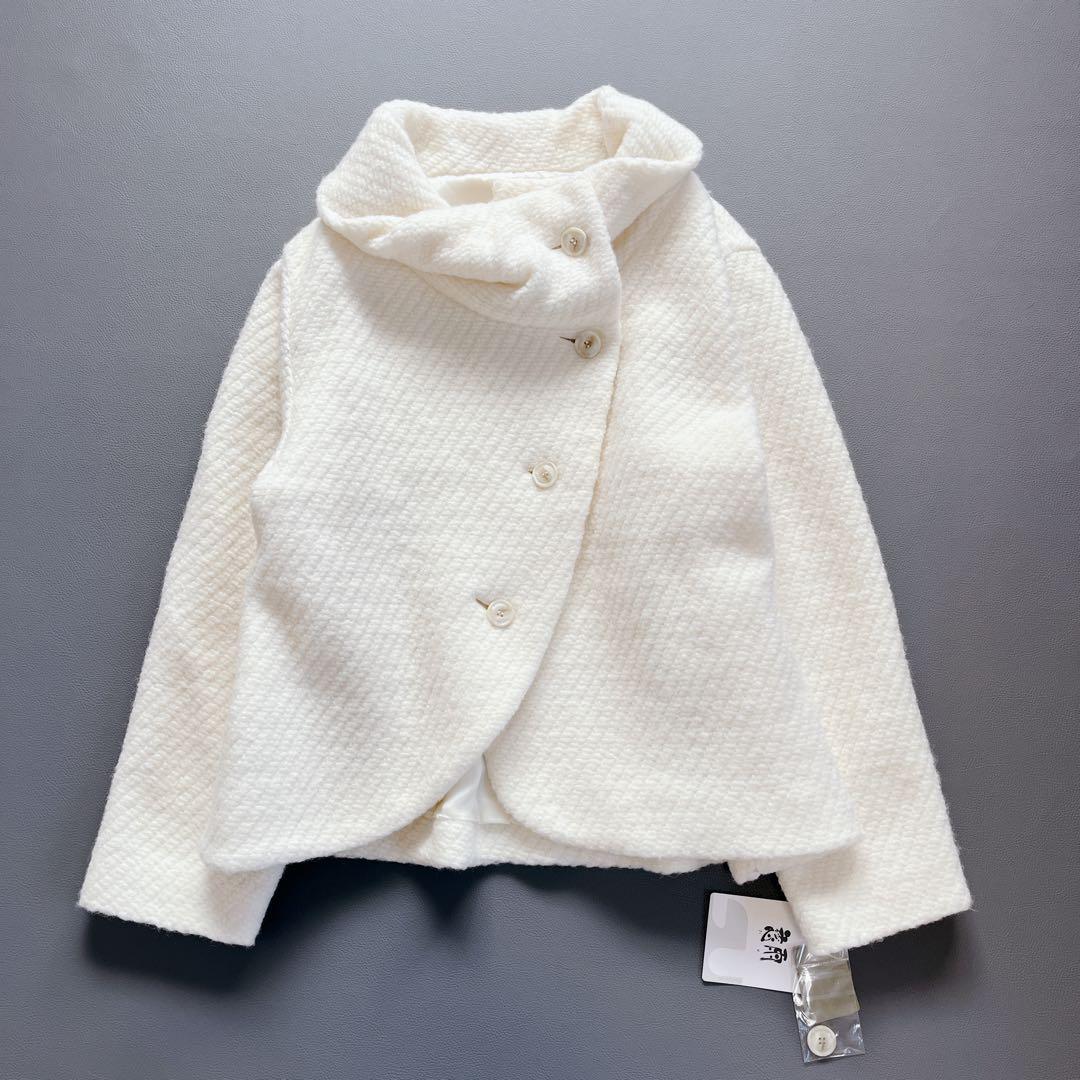 未使用✨センソユニコ 慈雨　変形　ジャケット　ショートコート　40