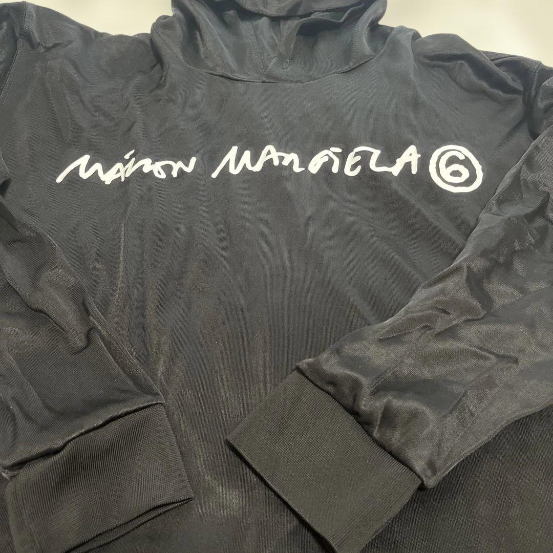 MM6 メゾンマルジェラ　オーバーサイズ　フーディ　トップス　16 キッズ　黒