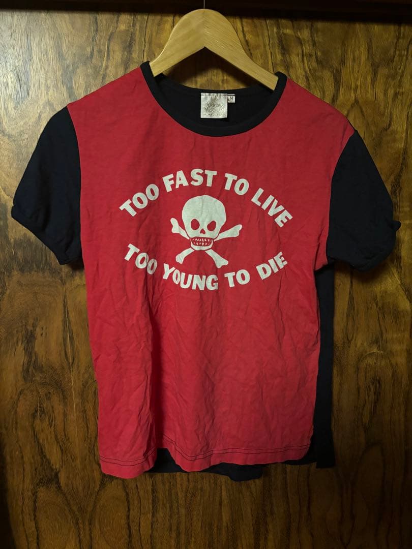 vivienne westwood 半袖Tシャツ Mサイズ 赤黒