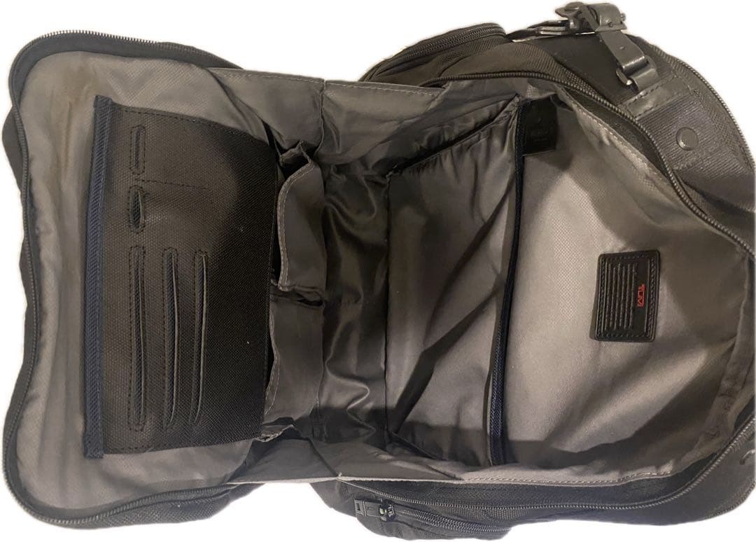 TUMI 多機能 ブラック バックパック ALPHA2